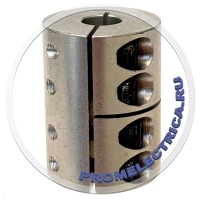SRG-30C 10*12 Муфта соединительная жесткая D30mm L40mm, внутренние диаметры 10*12мм
