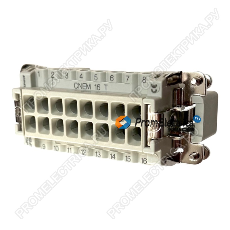 CNEM 16 T Разъем штекер папа, 16 Pin, 16A, под винт, 0,5...2,5мм2 ILME