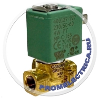 SCG356B053VMS Распределительный клапан прямого действия 230/50-60 Распред. клапан (3/2 НЗ) 1/8 на приводы 32-63мм, 0-10бар, 230В/50Гц, адаптер G1/8 ASCO