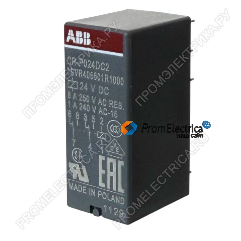 1SVR405601R1000 Реле CR-P024DC2 24B DC 2ПК (8А)