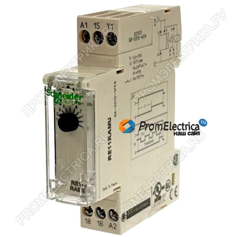 RE11RAMU Таймер на включение =24В, ~24-240В Schneider Electric
