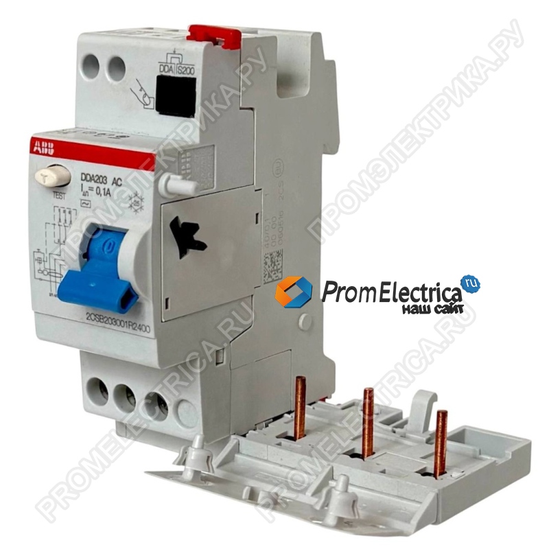2CSB203001R2400 Дифференциальный блок ABB DDA200 3P 40А, 100 мА ( AC )