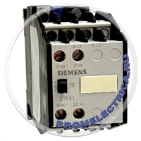 3TF4111-0AP0 Контактор 3 пол., 25А, 220/230 VAC  5.5KW, контакты 11 (1NO+1NC) 50HZ, Siemens