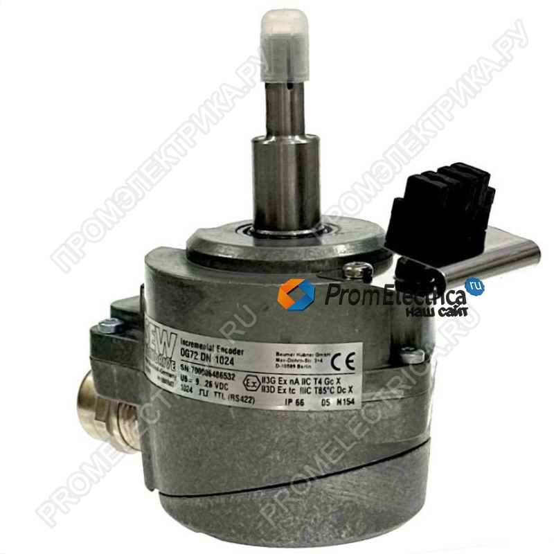 OG 72 DN 1024 CI Инкрементальный энкодер взрывозащищенный, 1024 имп/об, HTL, 9-26VDC,
