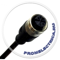S-GM-2M-B-RJ45 Прямой разъем M12, 8PIN, гнездо мама, кабель 2 метра, разъем RJ-45
