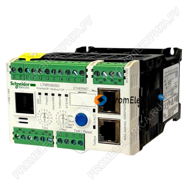 LTMR08EBD Реле Tesys T Ethernet 0.4-8А 24Вdc