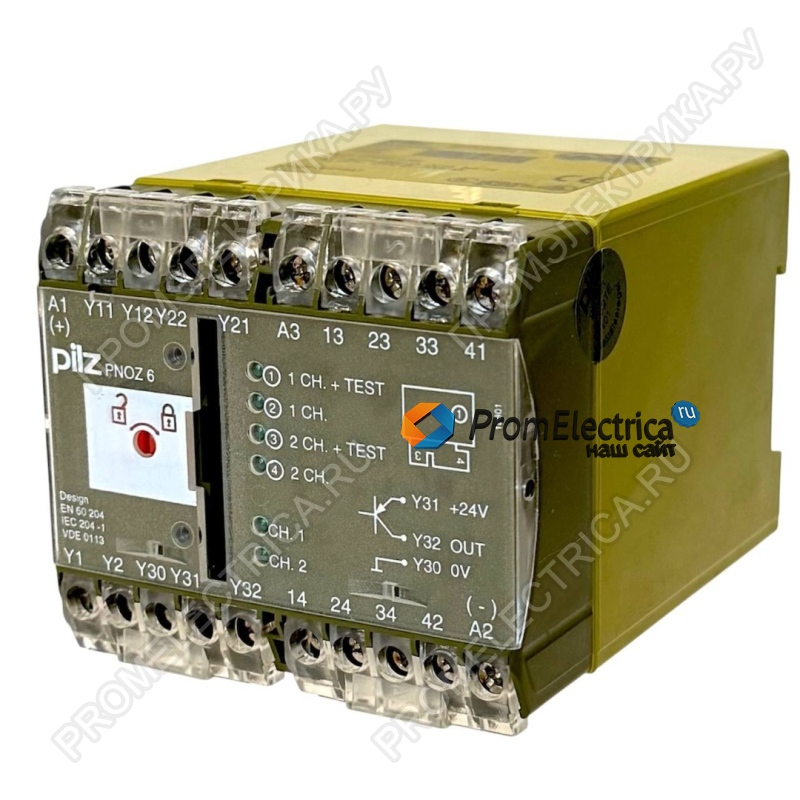 474899 Реле безопасности PNOZ 6 24 V DC