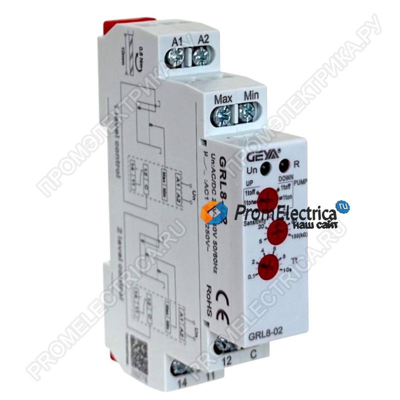 GRL8-02 Реле контроля уровня жидкости