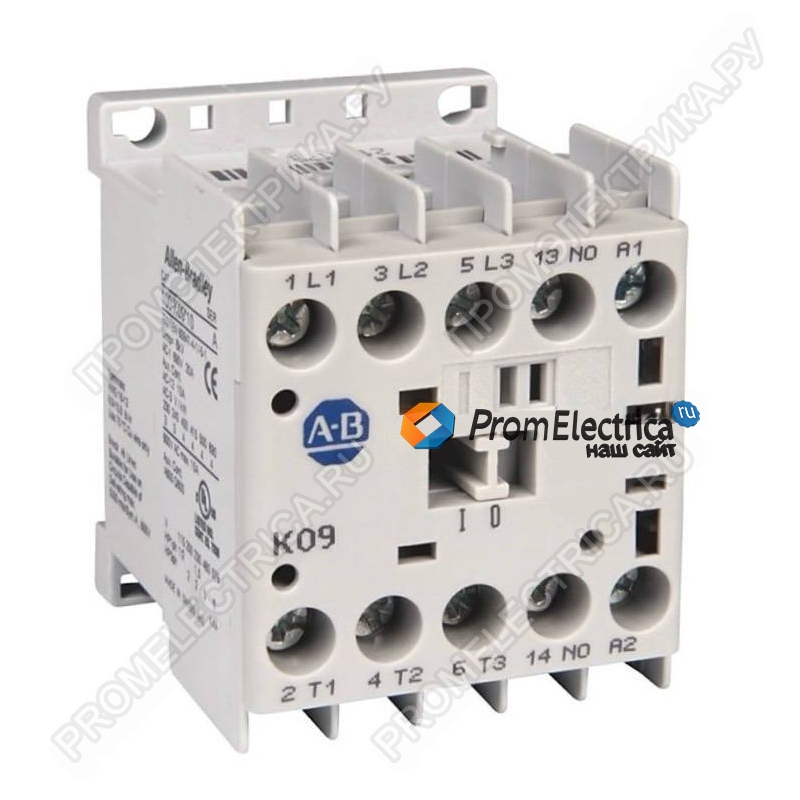 100-K09KJ01 Контактор 3-полюсный 9A, 24VAC, NC Allen-Bradley