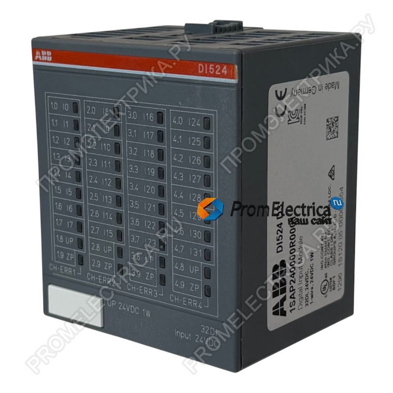 1SAP240000R0001 DI524 Дискретный модуль ввода 32 DI 24 V DC ABB