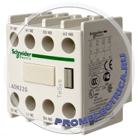 LADN22G Дополнительный контактный блок 2НО+2НЗ фронтальный монтаж клемм 20-60А