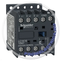 LC1K1610P7 Контактор 3-полюсный, 16А, 230 VAC Schneider Electric