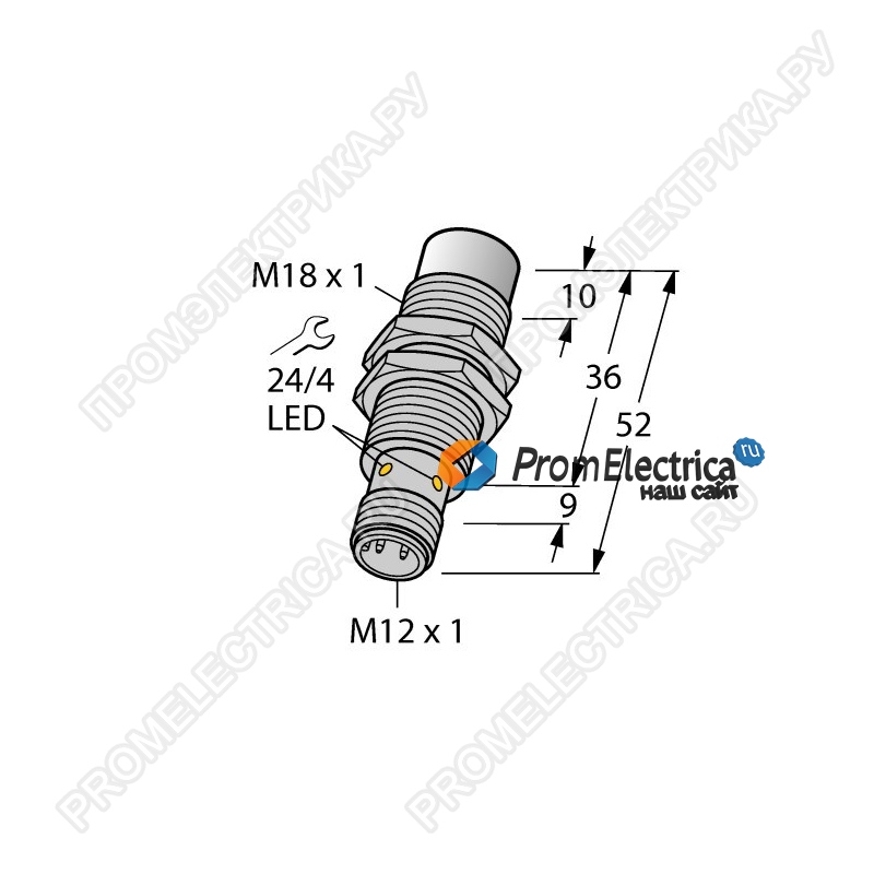 1634818 Индуктивный датчик TURCK NI15U-EM18WD-AP6X-H1141