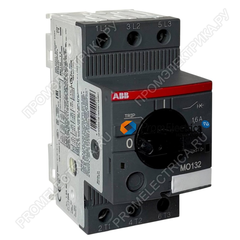 1SAM360000R1006 ABB MO132-1.6А Автоматический выключатель 100кА магн.расцепитель