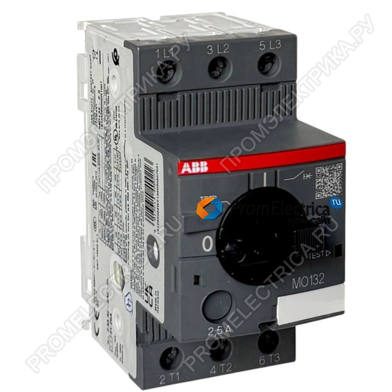 1SAM360000R1007 Выключатель автоматический для защиты двигателя ABB MO132-2.5А 100kA