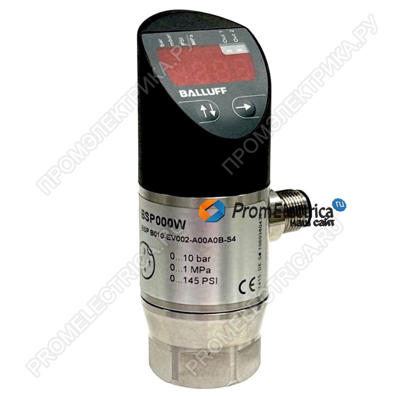 BSP000W Датчики давления, устанавливаемые заподлицо BSP B010-EV002-A00A0B-S4 Balluff