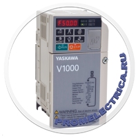 CIMR-VC2A0006BAA Частотный преобразователь AC Drive V1000 3х фазный 0-240VAC, 1.1kW, 5A Yaskawa