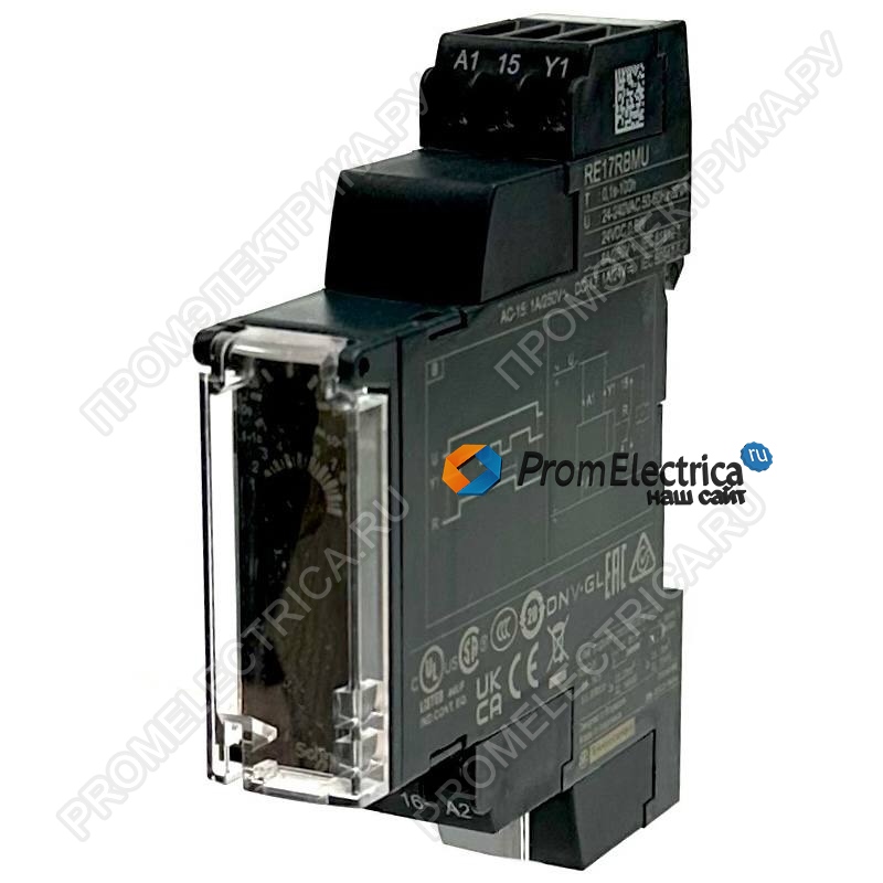RE17RBMU Таймеры задержки выключения,0,1 с → 100 ч,24 V dc, 240 V ac