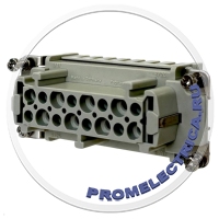 09332162702 Разъем: HDC; контактная вставка; мама; Han® HMC; PIN: 16; обжим