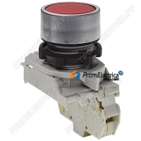 44-701.22.001 Кнопка красная с возвратом, 22 мм, 1НЗ, EAO