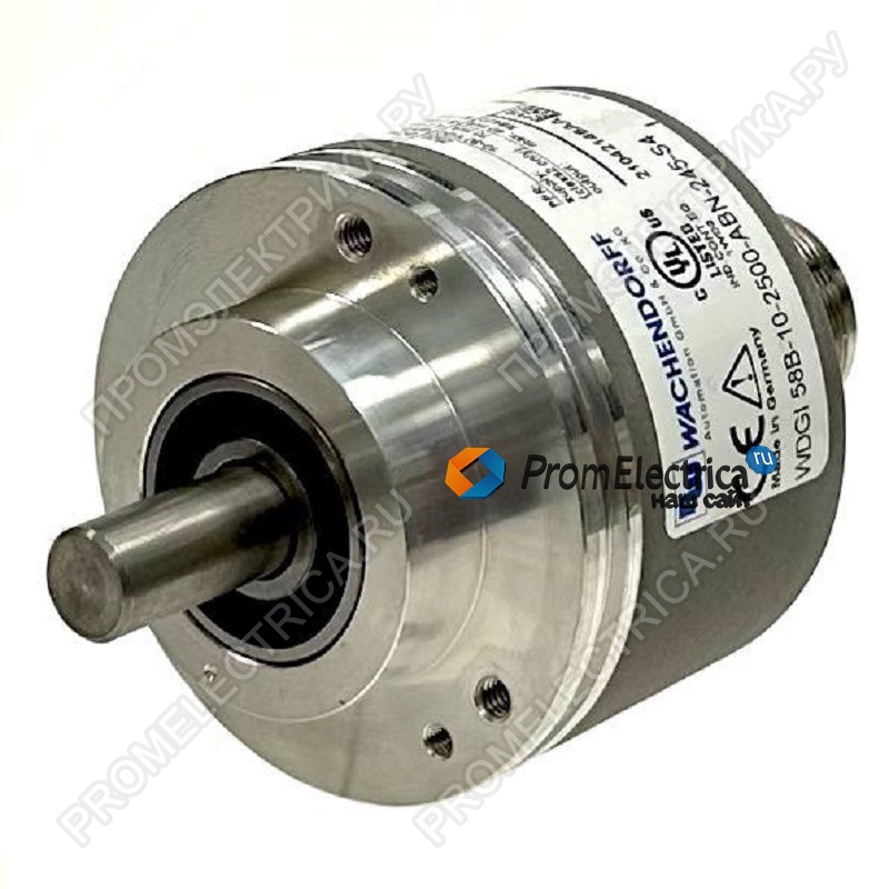 WDGI 58B-10-2500-ABN-245-S4 Энкодер, Ø 58 мм, IP67, -40 °С до +85 °С,  Wachendorff