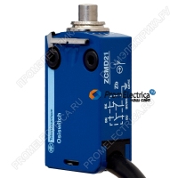 XCMD2110L2С Концевой выключатель со стальным плунжером, кабель 2м.