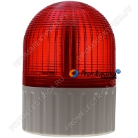 MS100B-220-R Красный светодиодный маяк, проблесковый маячок 220 Вольт (220VAC) 6 режимов работы, герметичный IP55/65