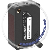 PTE-TM10AN Akusense Фотоэл. датчик на пересечение луча, Sn=10м, NPN NO/NC, 10...30VDC, 150Hz