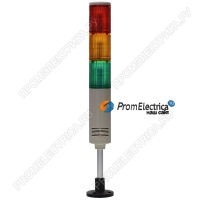 KS56B-220-RYG LED колонны 56 мм три цвета кр.+желт.+зел. зуммер 80 дБ, 220VAC Светодиодные сигнальные колонны