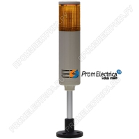 KS56B-024-Y LED колонны 56 мм один цвет желт. зуммер 80 дБ, 24VDC Светодиодные сигнальные колонны