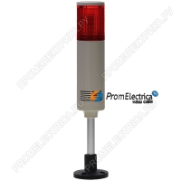 KS56B-024-R LED колонны 56 мм один цвет красн. зуммер 80 дБ, 24VDC Светодиодные сигнальные колонны