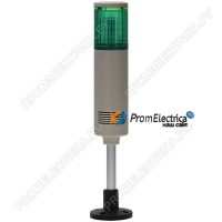 KS56B-220-G LED колонны 56 мм один цвет зеленый зуммер 80 дБ, 220VАC Светодиодные сигнальные колонны