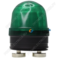 MS70B2M-G-12V Зеленый проблесковый маячок на магните, 12 Вольт + сирена 80 дБ MS70B2M-012-G
