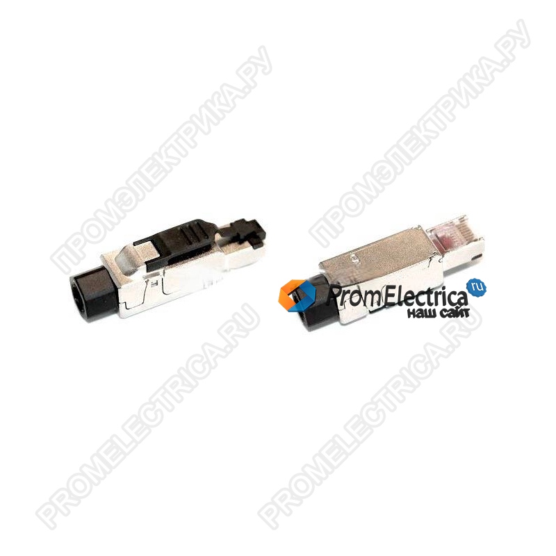PLUD-8P8C-S-C6A-SH Разъем полевой оконцовки RJ-45 (8P8C)