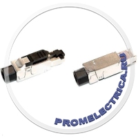PLUD-8P8C-S-C6A-SH Разъем полевой оконцовки RJ-45 (8P8C)
