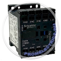 CA4KN223BW3 Промежуточное реле 2НО+2НЗ, цепь управления 24В DC, Schneider Electric