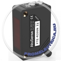 PTE-R200P фотоэл. рефлекторный, Sn=200 см, PNP NO/NC, 10...30VDC Akusense