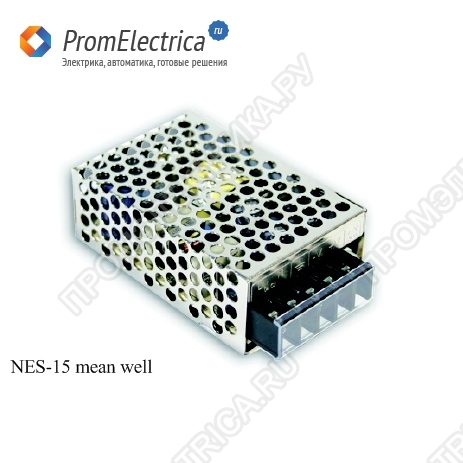 NES-15-12 mean well Импульсный блок питания 15W, 12V, 0-13A