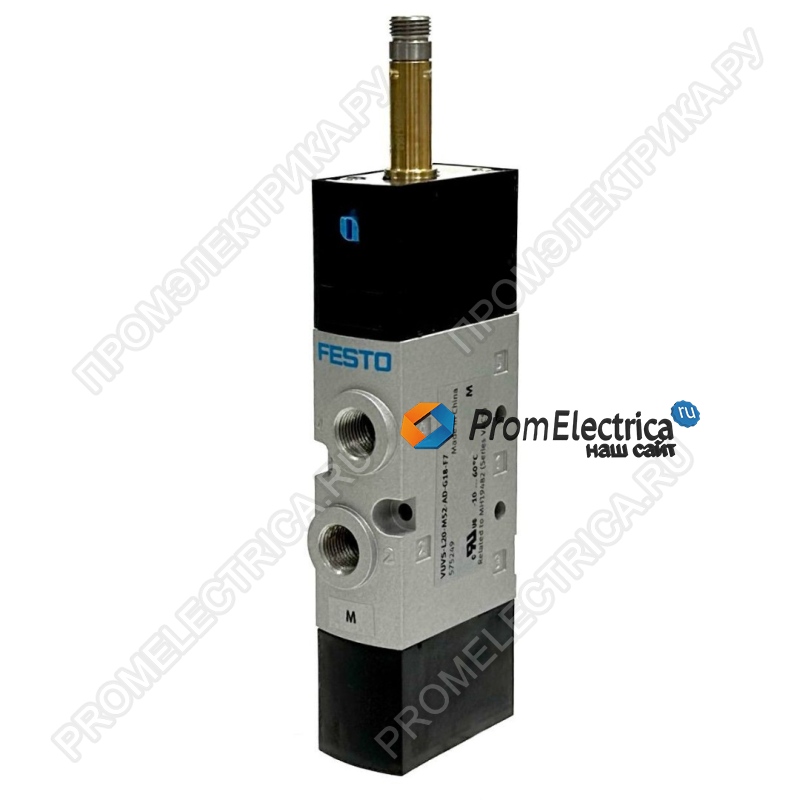 575249 Распределитель с электромагнитным управлением Festo VUVS-L20-M52-AD-G18-F7