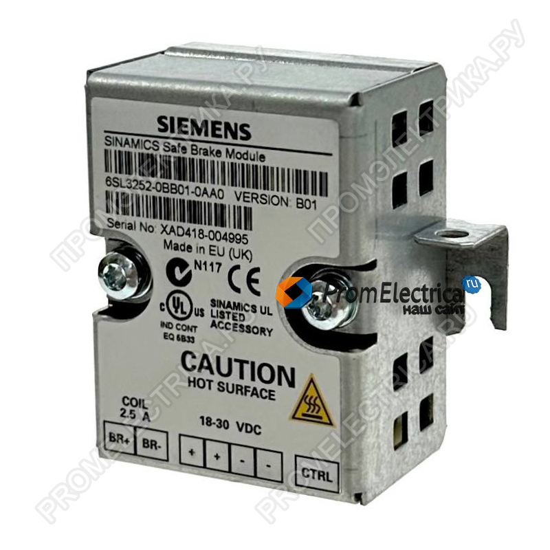 6SL3252-0BB01-0AA0 Реле безопасного торможения для силового модуля