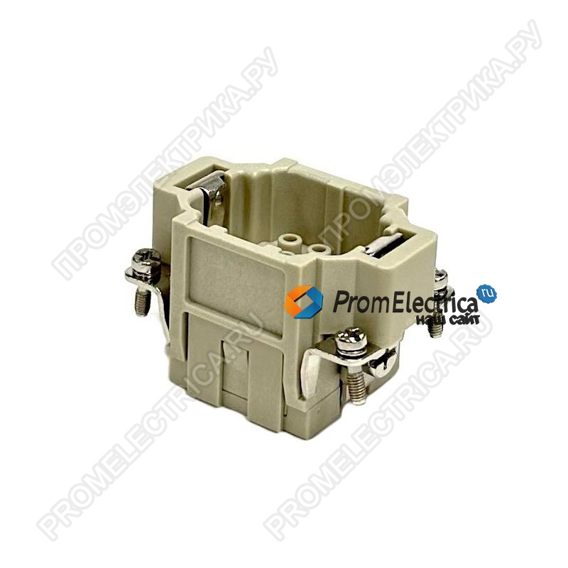 РСГЕ-10-16-Р-Ш Разъем / вставка / папа / штекер, 10 pin, 16 Ампер, 500 Вольт, размер 6B (контакты приобретаются отдельно)