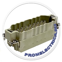 РСГ2Е-64-16-Р-Ш Разъем / вставка / папа / штекер, 64 pin, 16 Ампер, 500 Вольт, размер 24B (контакты приобретаются отдельно)