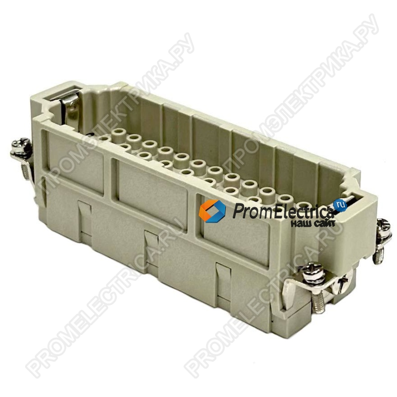 РСГЕ-46-16-Р-Ш Разъем / вставка / папа / штекер, 46 pin, 16 Ампер, 500 Вольт, размер 24B (контакты приобретаются отдельно)