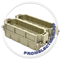 РСГЕ-92-16-Р-Ш Разъем / вставка / папа / штекер, 92 pin, 16 Ампер, 500 Вольт, размер 48B (контакты приобретаются отдельно)