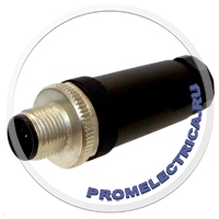 RK-CP-PG9-B Прямой разъем M12, 4PIN, K-code, штекер папа, PG9, черного цвета RK-CP-PG9-B Прямой разъем M12, 4PIN, K-code, штекер папа, PG9, черного цвета