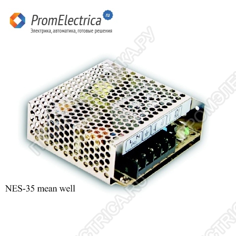 NES-35-12 mean well Импульсный блок питания 35 W, 12V, 0-30A
