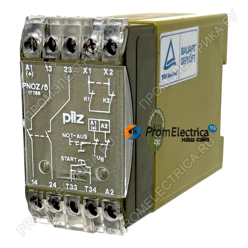 PNOZ 5 2S 110VAC Pilz PNOZ 2S Реле безопасности 110VAC 3.5 W