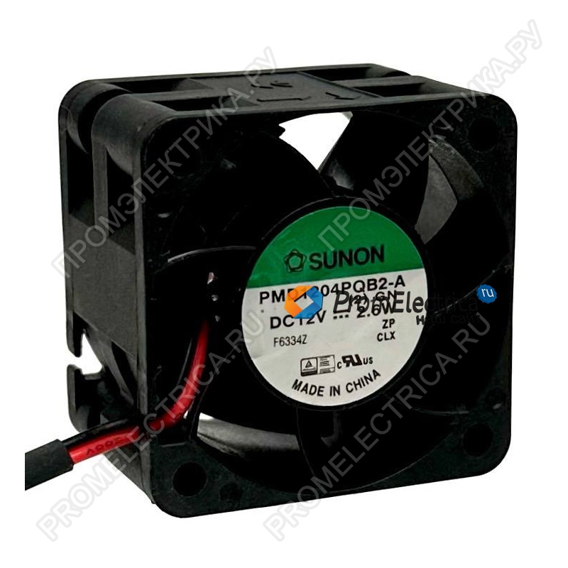 PMD1204PQB2A Sunon Вентилятор 40x40x28мм, 12VDC, шарик подшипник