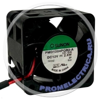 PMD1204PQB2A Sunon Вентилятор 40x40x28мм, 12VDC, шарик подшипник