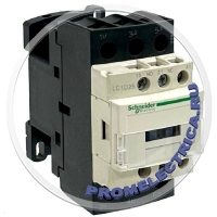 LC1D25B7 КОНТАКТОР3Р,25A,НО+НЗ,24V50ГЦ Schneider Electric